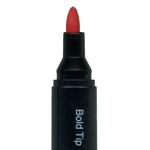 152002 Marvy Bold Tip Fabric Marker - Red 