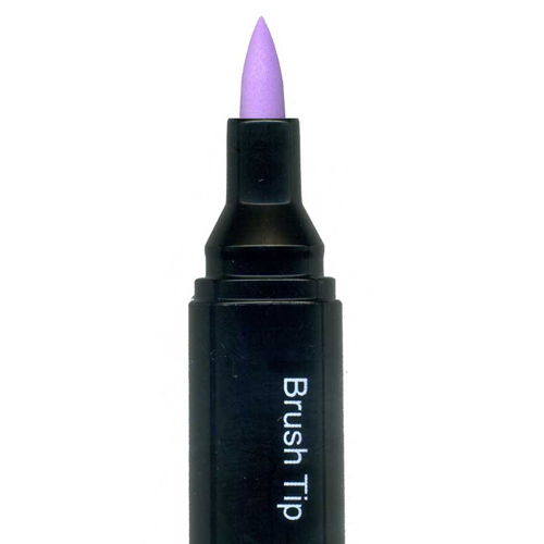 153206 Marvy Brush Tip Fabric Marker - Amethyst