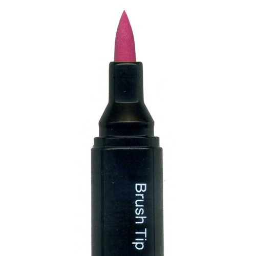 153294 Marvy Brush Tip Fabric Marker - Scarlet