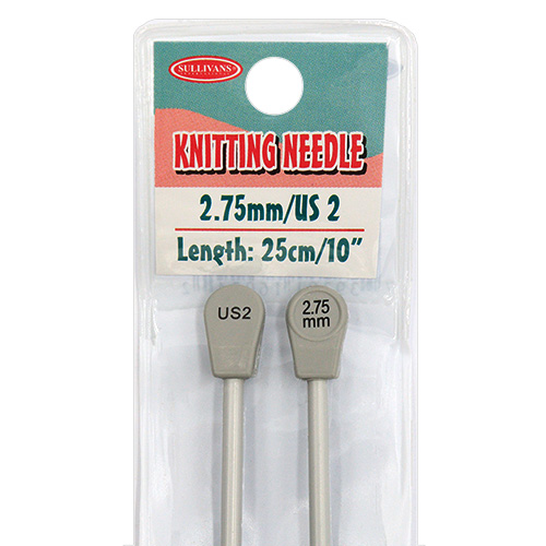 16024 Sullivans Knit Pins - 25cm X 2.75mm
