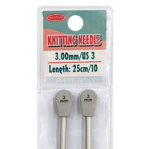 16025 Sullivans Knit Pins - 25cm X 3mm