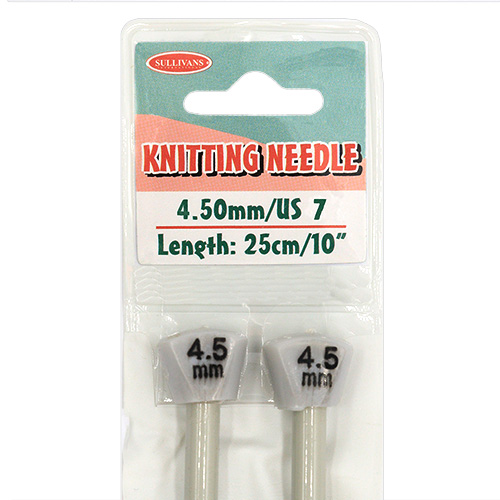 16029 Sullivans Knit Pins - 25cm X 4.5mm