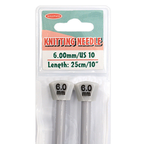 16032 Sullivans Knit Pins - 25cm X 6mm