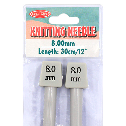 16050 Sullivans Knit Pins - 30cm X 8mm