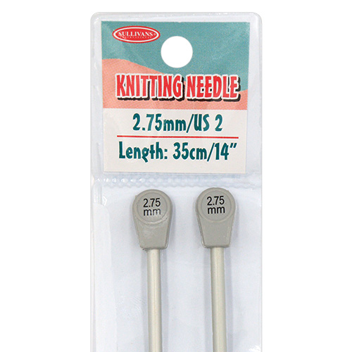 16055 Sullivans Knit Pins - 35cm X 2.75mm