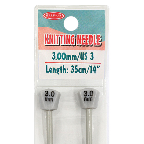 16056 Sullivans Knit Pins - 35cm X 3mm