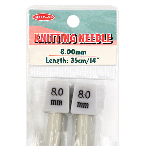 16067 Sullivans Knit Pins - 35cm X 8mm