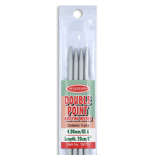 16076 Sullivans Double Point Knit Pins - 20cm X 4mm