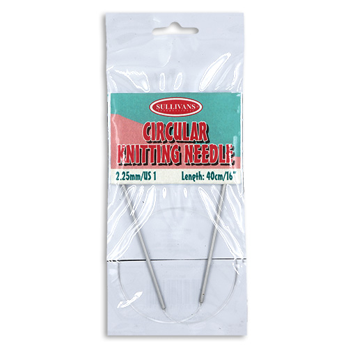 16091 Sullivans Circular Knit Pins - 40cm X 2.25mm