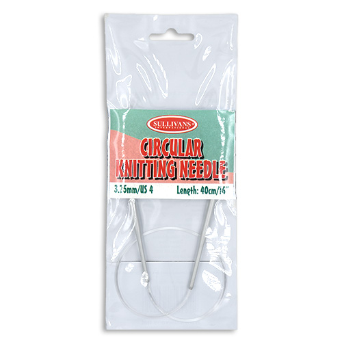 16095 Sullivans Circular Knit Pins - 40cm X 3.75mm