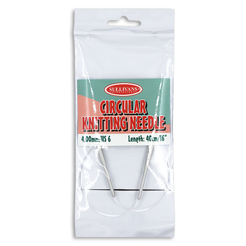 16096 Sullivans Circular Knit Pins - 40cm X 4mm