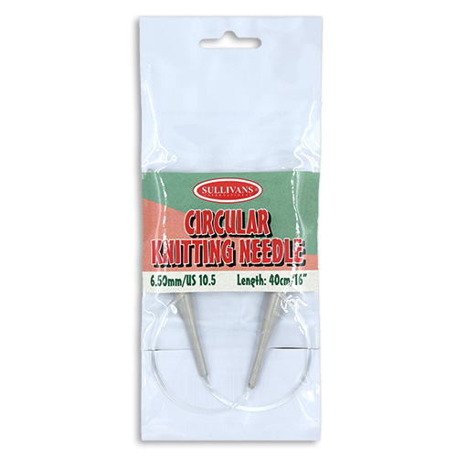 16101 Sullivans Circular Knit Pins - 40cm X 6.5mm