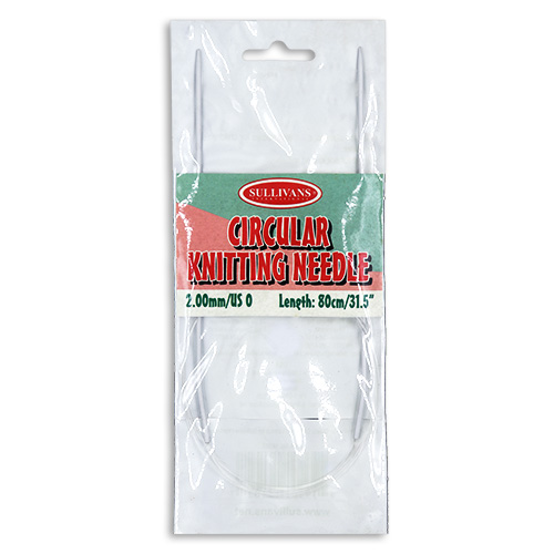 16102 Sullivans Circular Knit Pins - 80cm X 2mm