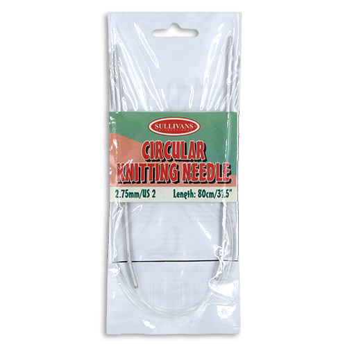 16104 Sullivans Circular Knit Pins - 80cm X 2.75mm