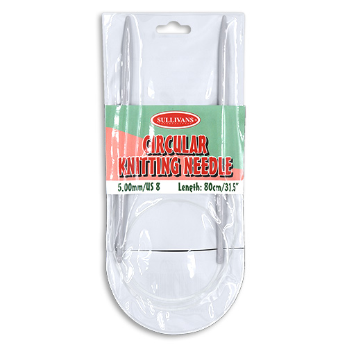 16110 Sullivans Circular Knit Pins - 80cm X 5mm