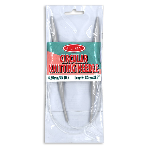 16113 Sullivans Circular Knit Pins - 80cm X 6.5mm