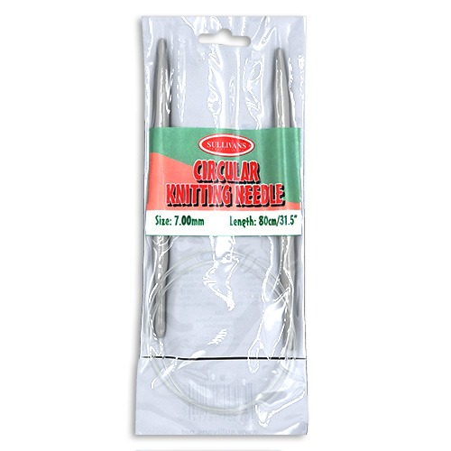 16114 Sullivans Circular Knit Pins - 80cm X 7mm