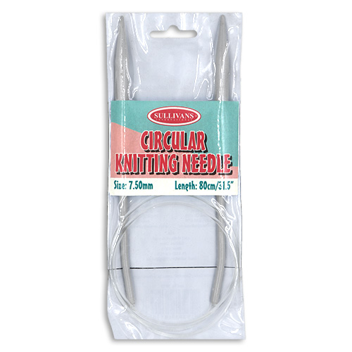 16115 Sullivans Circular Knit Pins - 80cm X 7.5mm