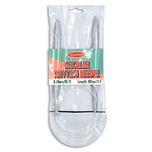 16116 Sullivans Circular Knit Pins - 80cm X 8mm