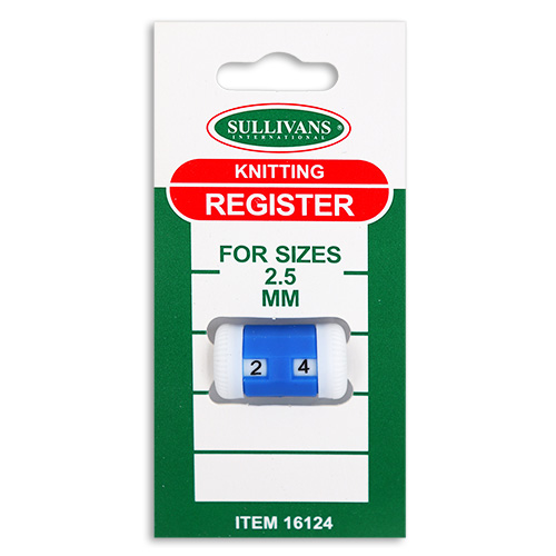 16124 Sullivans Knitting Register - Small 
