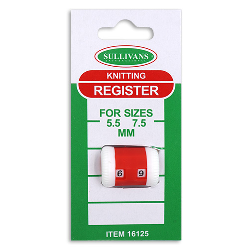 16125 Sullivans Knitting Register - Large