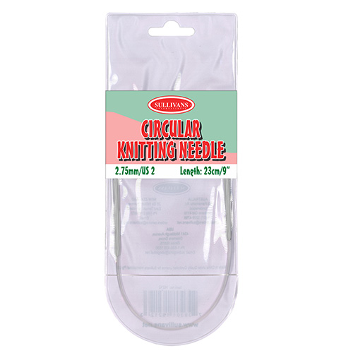 16212 Sullivans Circular Knit Pins - 23cm X 2.75mm