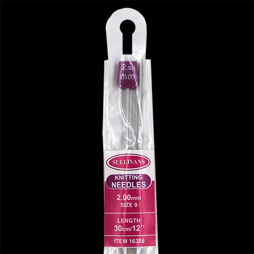 16386 Sullivans Knit Pins - 30cm X 2mm