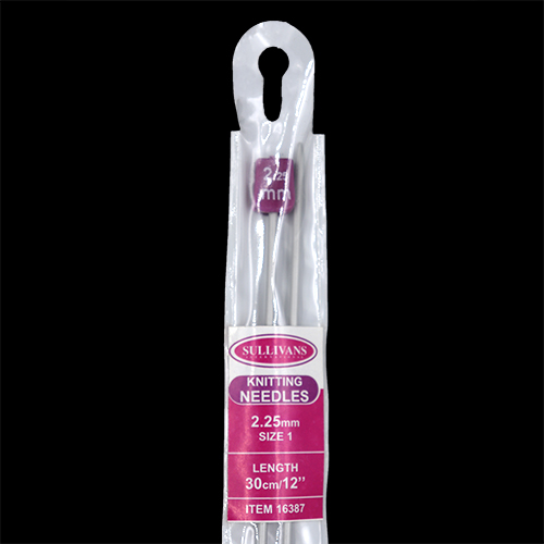 16387 Sullivans Knit Pins - 30cm X 2.25mm
