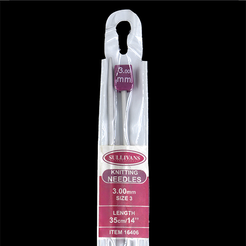16406 Sullivans Knit Pins - 35cm X 3mm