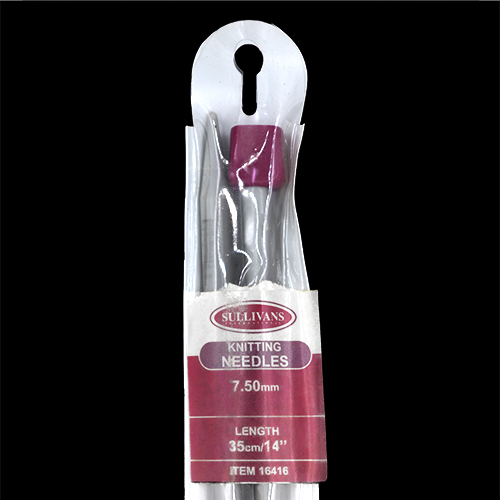 16416 Sullivans Knit Pins - 35cm X 7.5mm