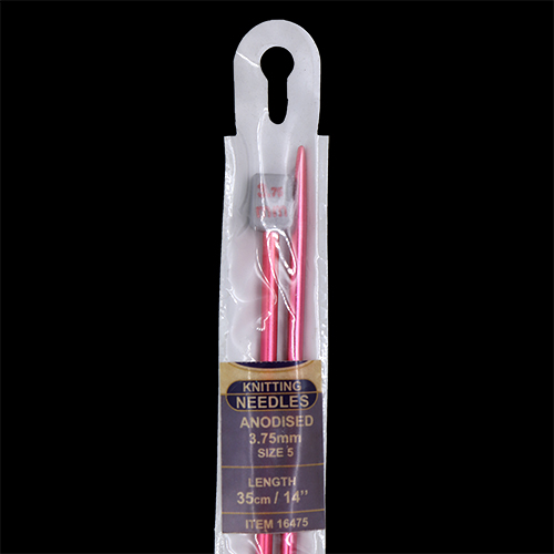 16475 Sullivans Anodised Knit Pins - 35cm X 3.75mm