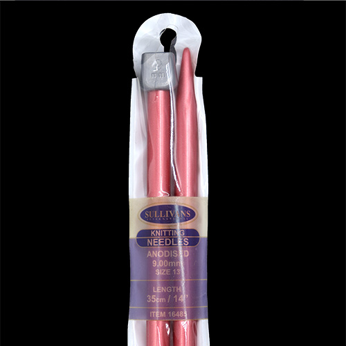 16485 Sullivans Anodised Knit Pins - 35cm X 9mm