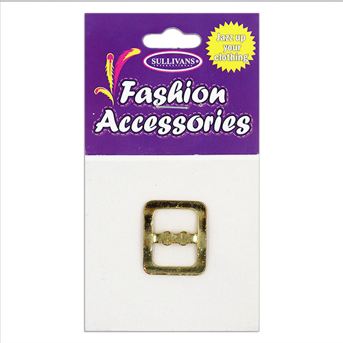 17051 Sullivans 12mm Metal Square Buckle - Gold