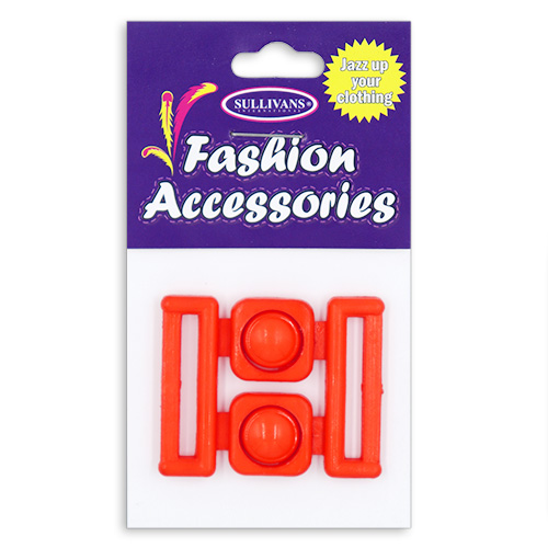 17123 Sullivans 20mm Plastic Buckle - Fluro Orange