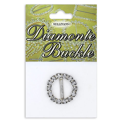 17266 Sullivans 14mm Round Diamonte Buckle