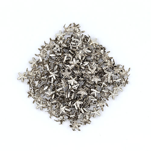 19893 Sullivans 6mm Raised Star Stud - Silver - Bag Of 100
