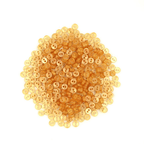 20202 Sullivans 5mm Two Hole Cup Doll Plastic Buttons - Beige - 300 In A Tube