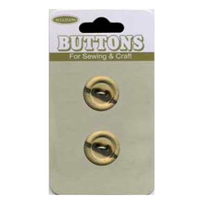 20657 Sullivans Buttons Card - 15mm Birch Wood Buttons - 2pcs