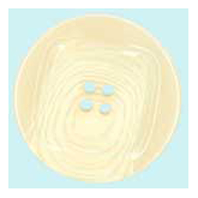 20713 Sullivans 44mm Round Plastic Button With Pattern - Bonelet - 32 In A Tube