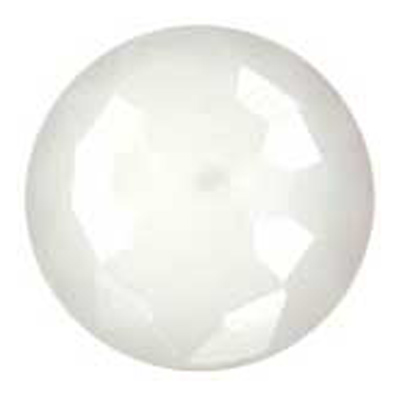 20759 Sullivans 30mm Round Plastic Shank Button - Diamond Cut - White Orchid - 25 In A Tube 