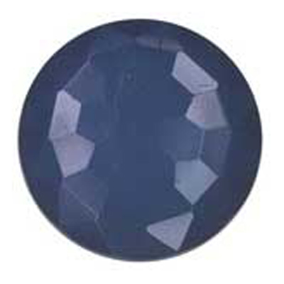 20762 Sullivans 30mm Round Plastic Shank Button - Diamond Cut - Beyond Midnight Navy - 25 In A Tube 