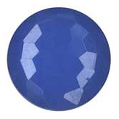 20763 Sullivans 30mm Round Plastic Shank Button - Diamond Cut - Infra Blue - 25 In A Tube 