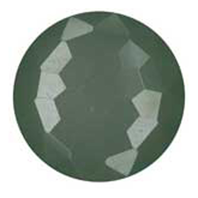 20767 Sullivans 30mm Round Plastic Shank Button - Diamond Cut - Cricket Grey - 25 In A Tube 