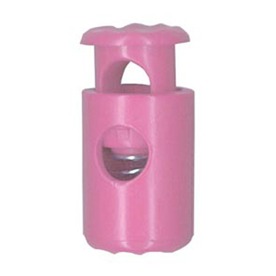 20917 Sullivans 25mm Plastic Cord Ends - Pink - 30 In A Tube