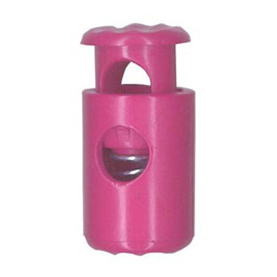 20918 Sullivans 25mm Plastic Cord Ends - Hot Pink - 30 In A Tube
