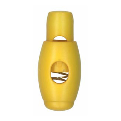 20926 Sullivans 32mm Plastic Cord Ends - Gold - 25 In A Tube