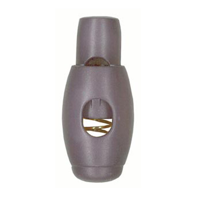 20930 Sullivans 32mm Plastic Cord Ends - Grey - 25 In A Tube