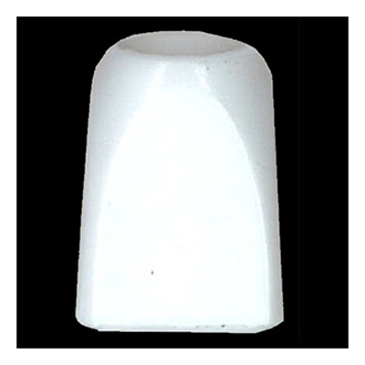 20962 Sullivans 13mm Plastic Detachable Cord Ends - White - 56 In A Tube