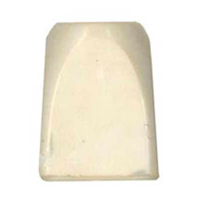 20971 Sullivans 13mm Plastic Detachable Cord Ends - Cream - 56 In A Tube