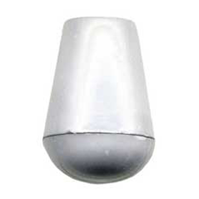 20982 Sullivans 18mm Plastic Detachable Cord Ends - White - 75 In A Tube